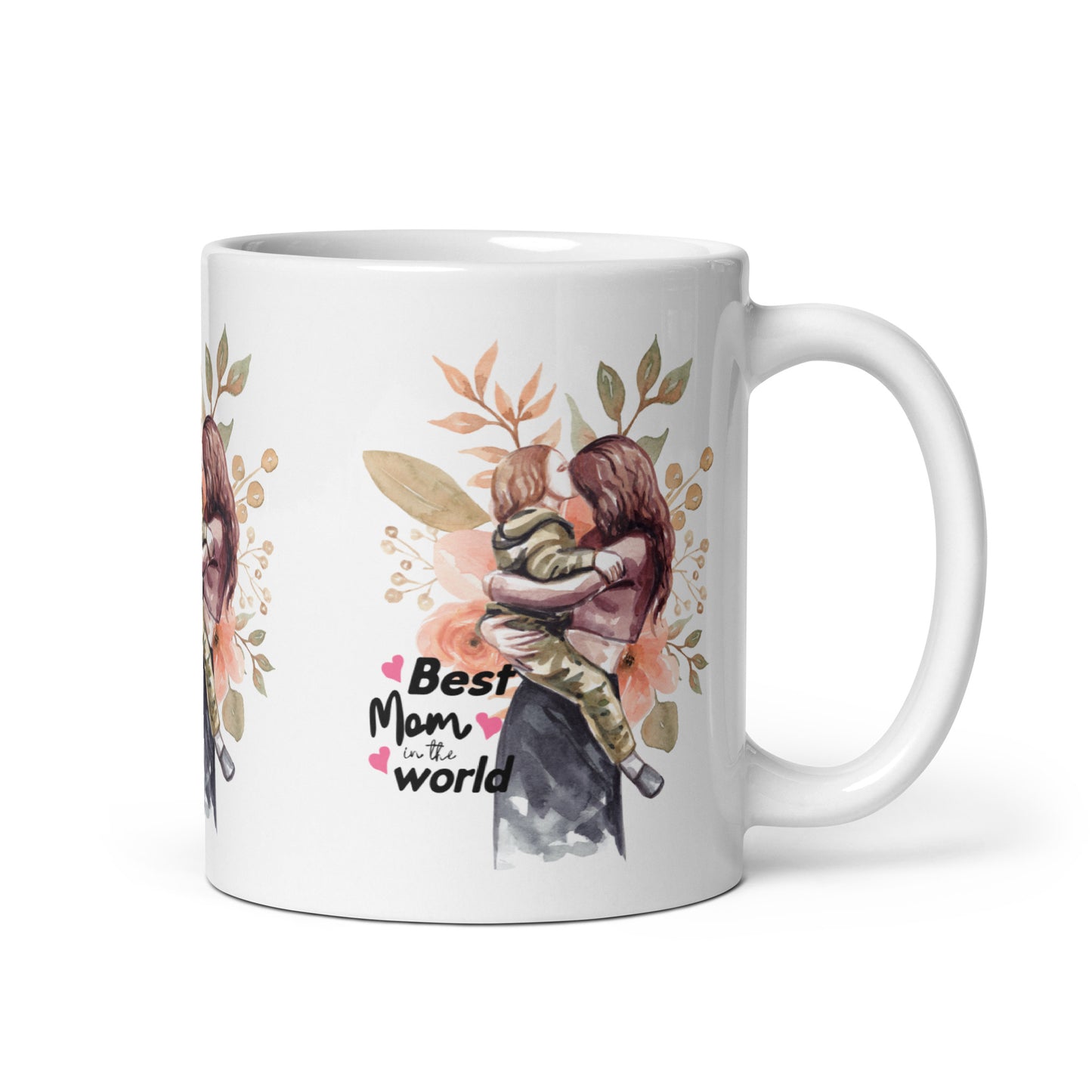 Best Mom in the World Glossy Celebration Mug