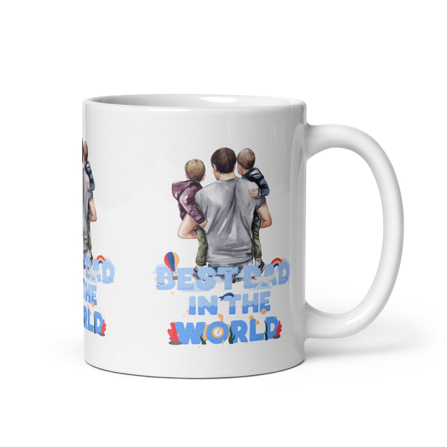 Glossy Mug for the Best Dad Ever