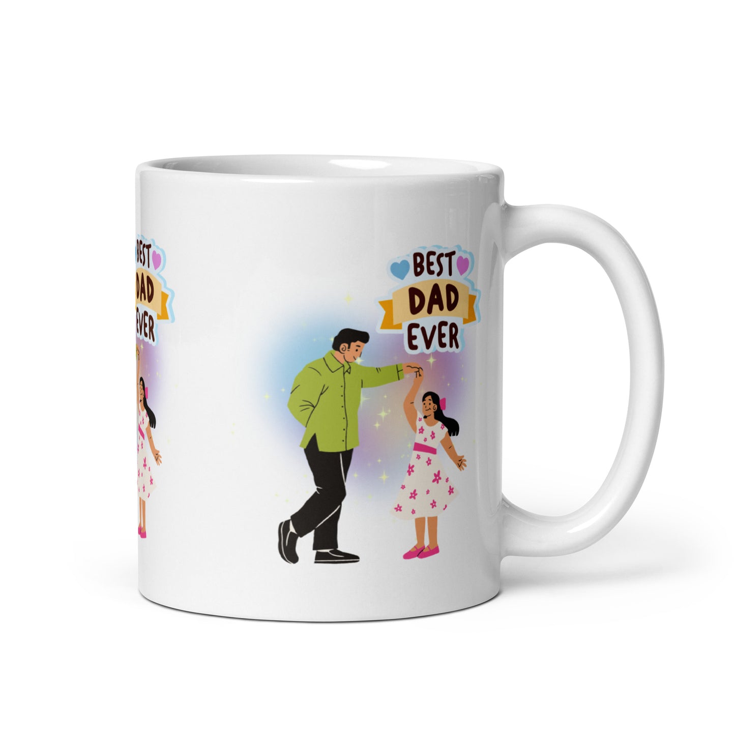 Best Dad Ever Glossy Celebration Mug