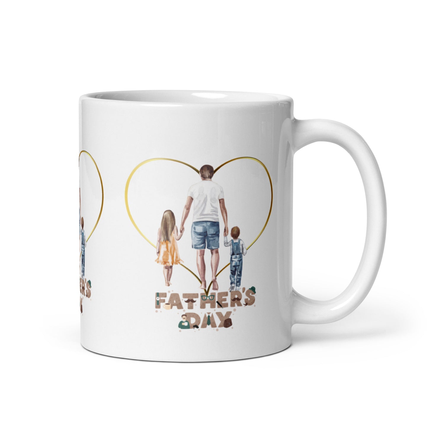 Dad's Favorite Brew: Father's Day White Mug