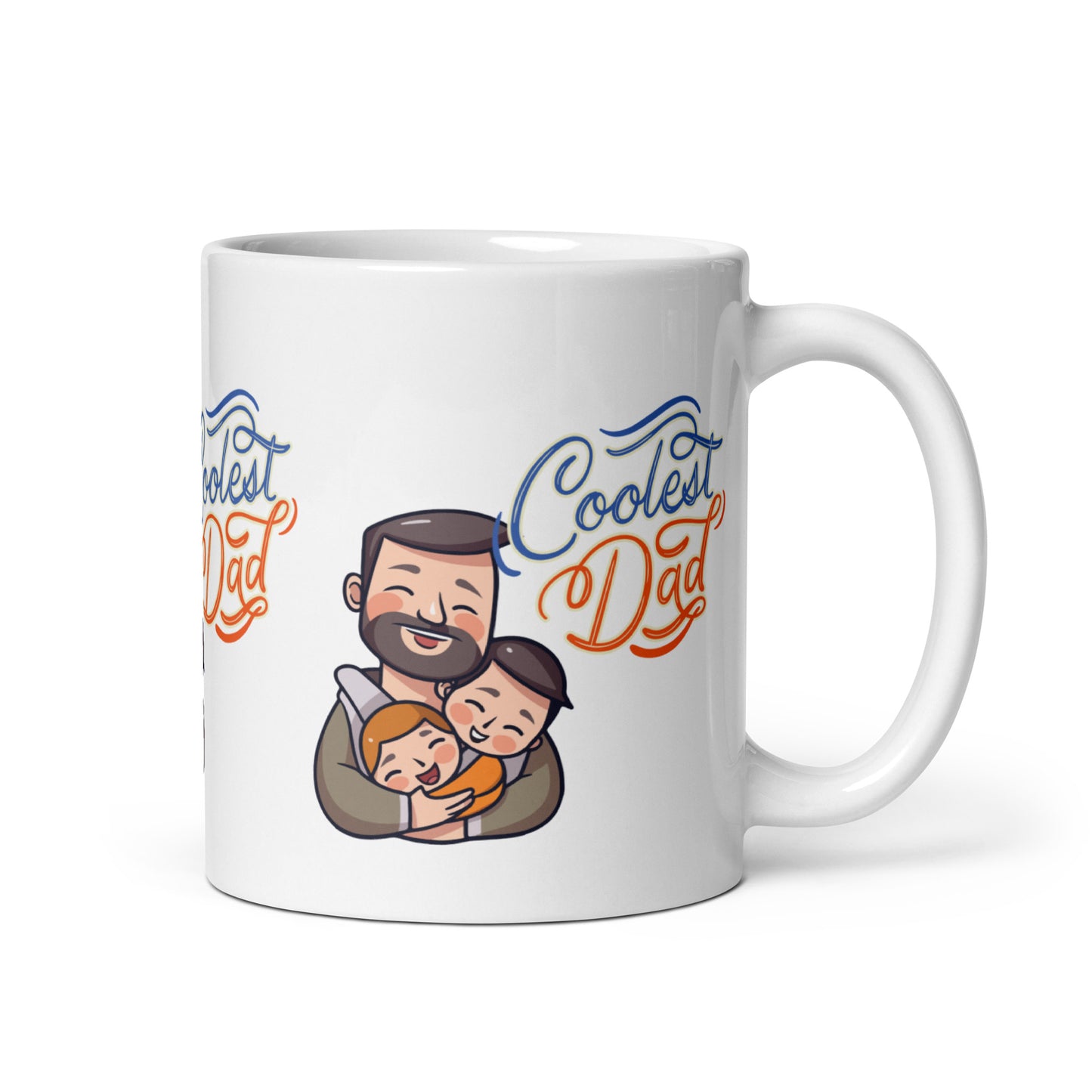 Coolest Dad White Mug