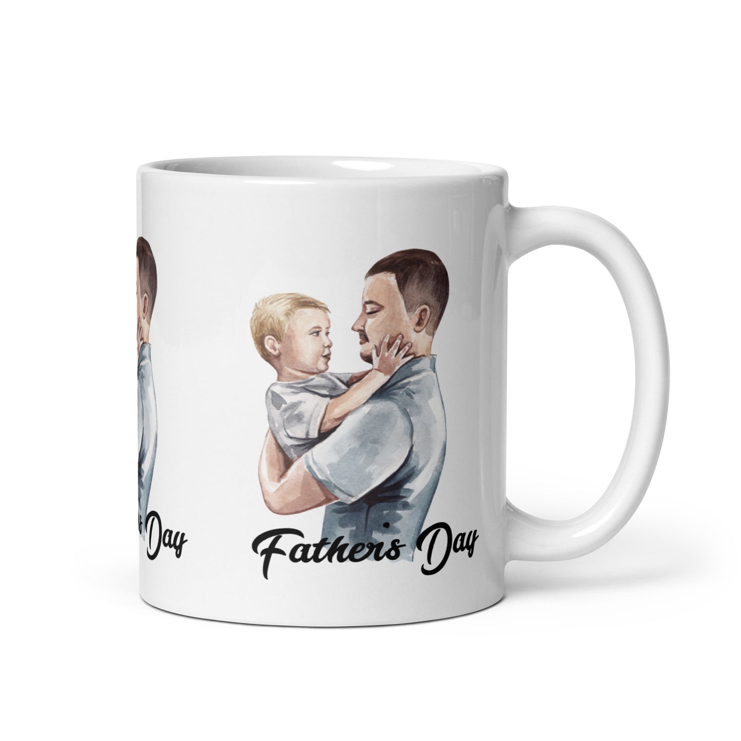 World's Greatest Dad: Father's Day White Mug