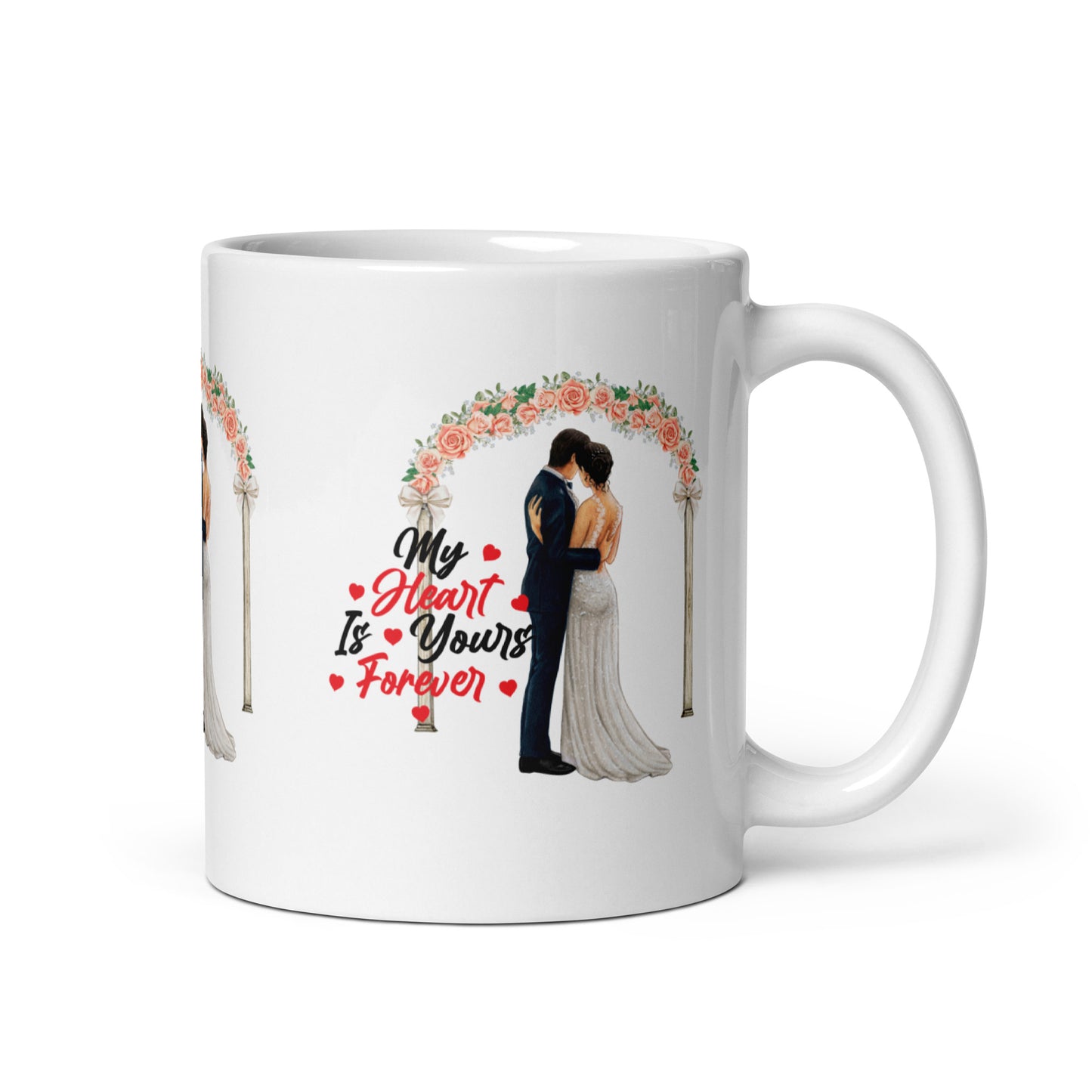 Forever Yours: Elegant Wedding Mug Gift