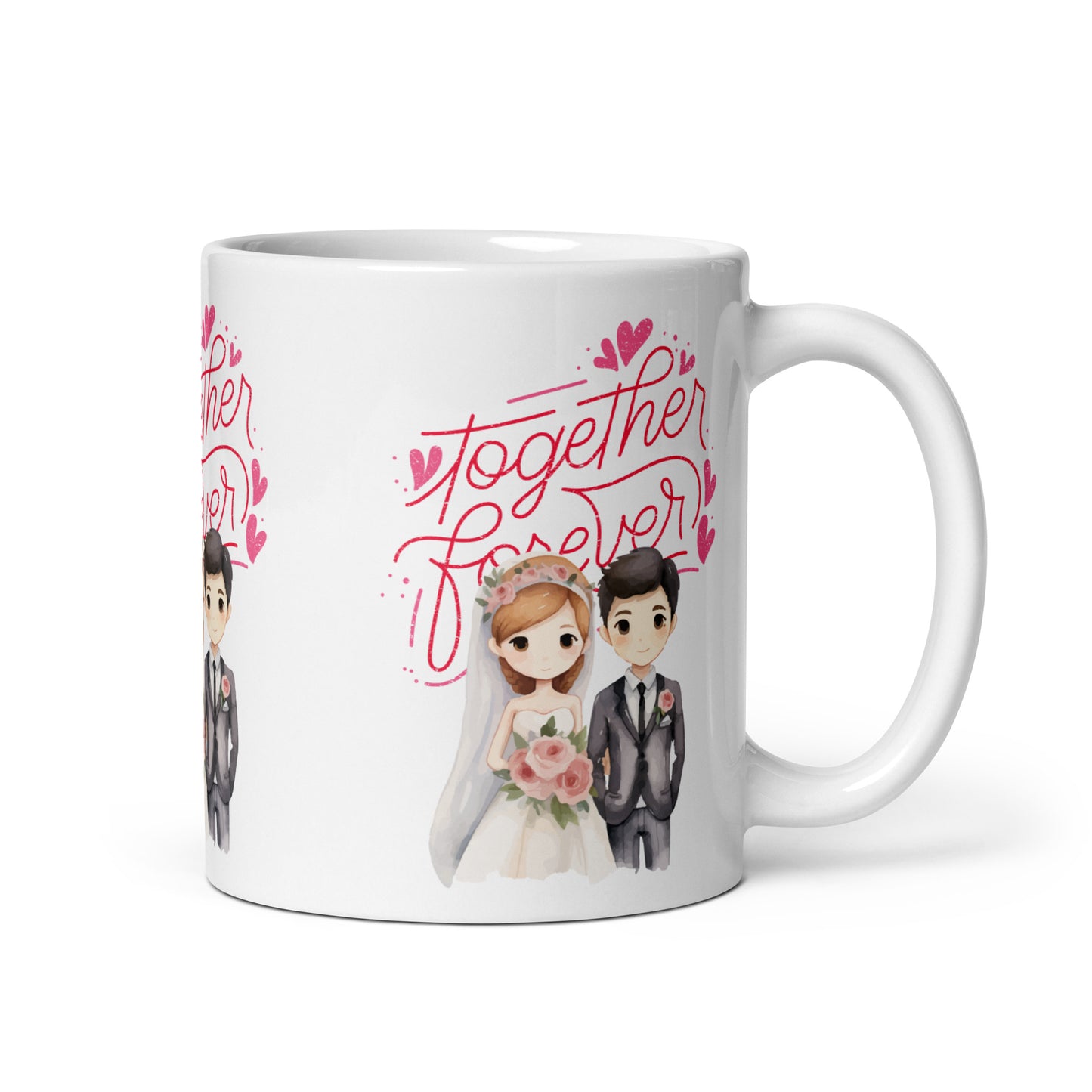 Forever Together Wedding Keepsake Mug