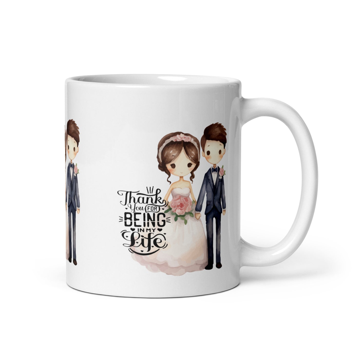 Thank You for the Love: Wedding Mug for Your Lifelong Partner