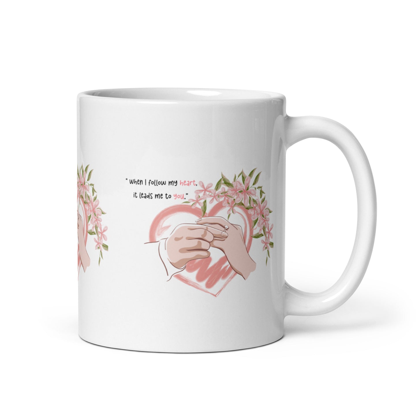 Love in Bloom Wedding Mug