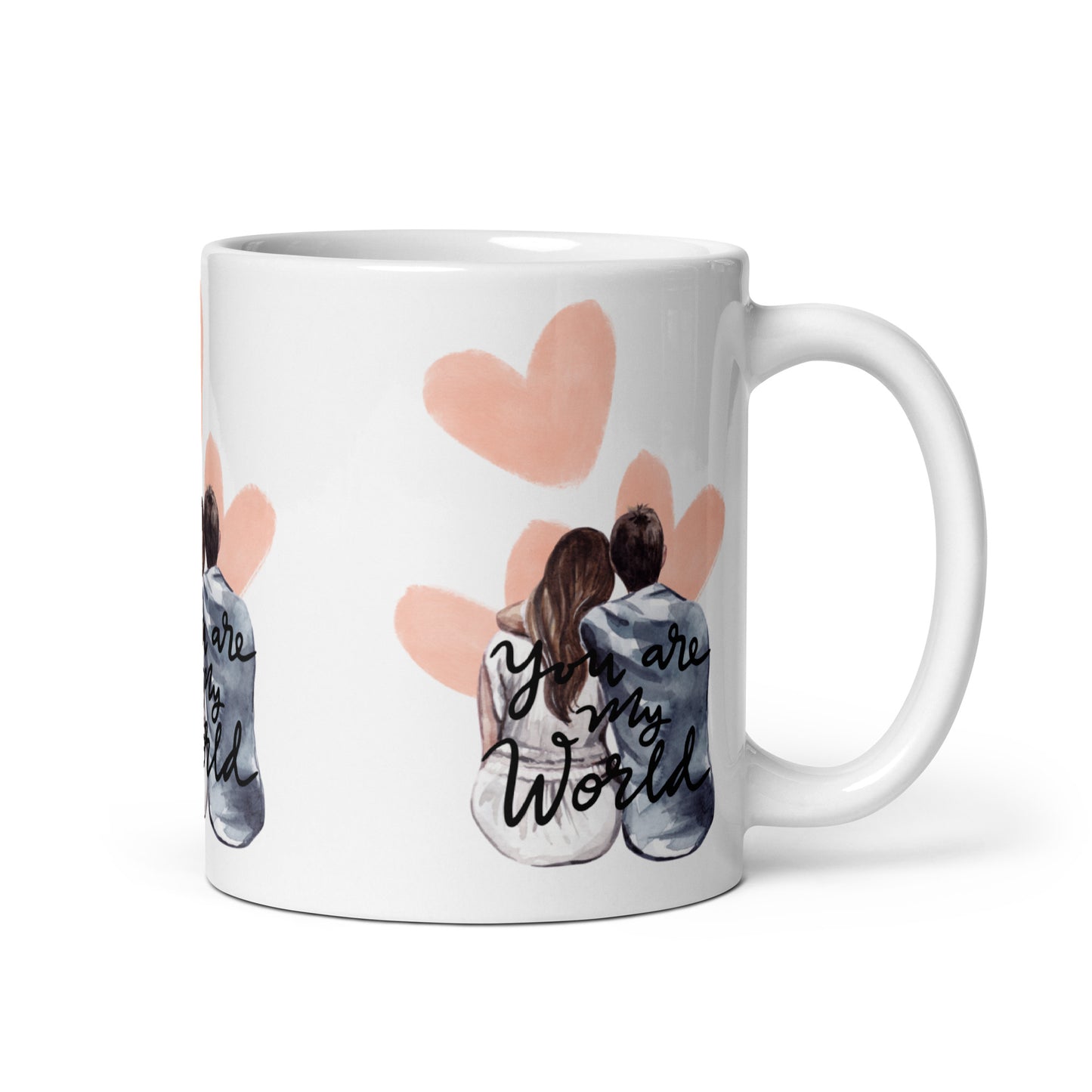 "You Are My World" Romantic Coffee Mug