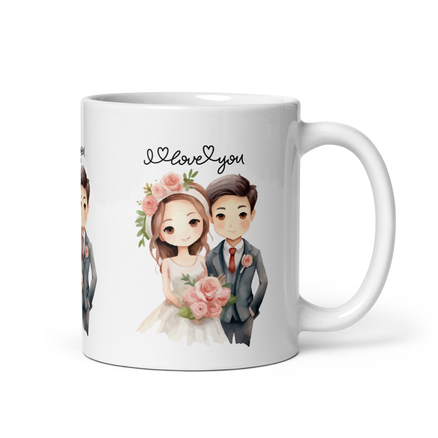 Whispering Love: Ceramic 'I Love You' Mug