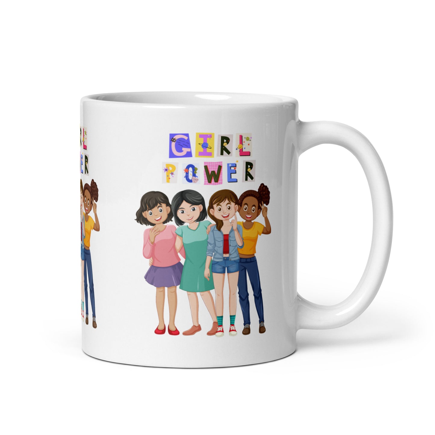 Rise & Shine: Girl Power Motivational Mug