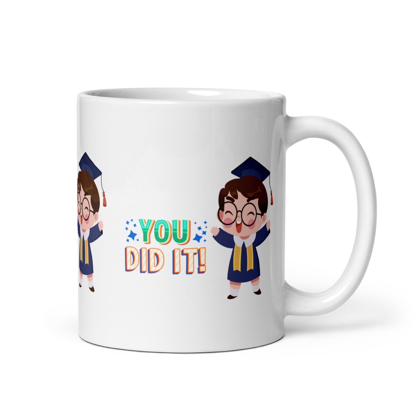 Cheers to Success: Personalized Graduation Mug