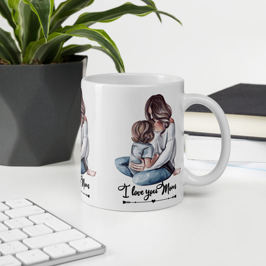 Gift of Love: 'I Love You Mom' Ceramic Mug