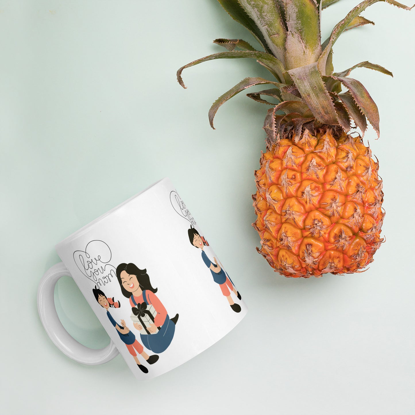 Sip Love, Share Joy: Mom's White Mug Gift